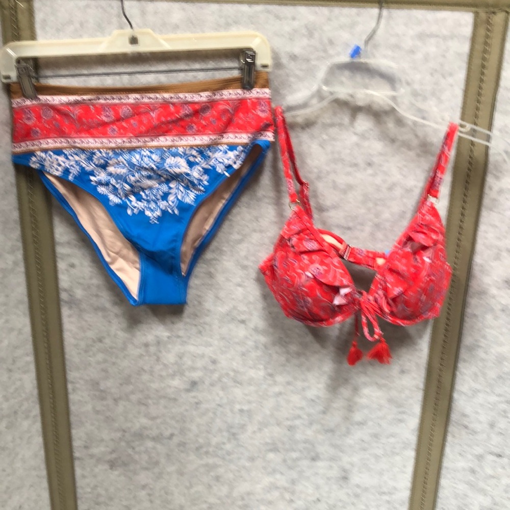Red and Blue Women's Bikini Set NWT